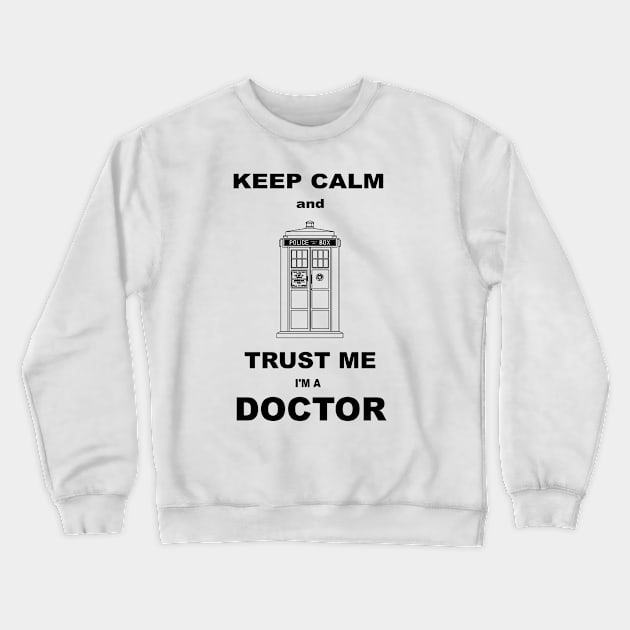 TARDIS Crewneck Sweatshirt by TaBuR